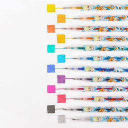 Набор гелевых ручек с блёстками, 12 цветов, Холодное сердце - Disney фото 2