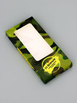 Цена за 5 шт. Подарочная коробка под плитку шоколада, с окном, «23 февраля», 17.1×8×1.4 см