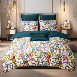 Комплект постельного белья Сатин Премиум на резинке CPAR020 180*200*30;160*200*30;140*200*30 Евро 4 Наволочки