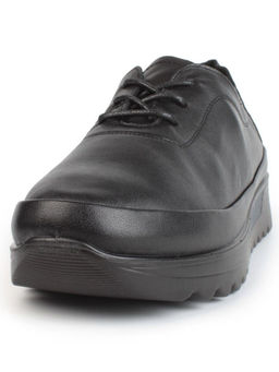 03-5310 BLACK Полуботинки женские (натуральная кожа)