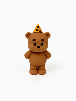 Фигурка-топпер для торта «Мишка задувает свечку»