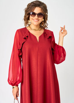 Платье EVA GRANT 7322 А красный