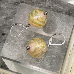 Серьги из муранского стекла