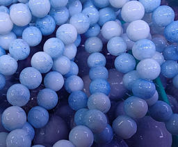 Браслет из камня 10мм Небесно-голубой агат символ любви и гармонии 8mm