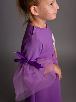 ПЛ558-Ф Платье «Ice» ЦВЕТ: СИРЕНЬ (QR)