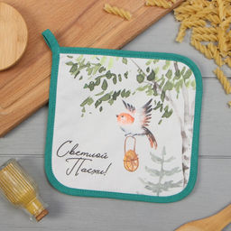 Прихватка Этель Лесная сказка 19х19 саржа,100% х/л,ватин 250г/м2