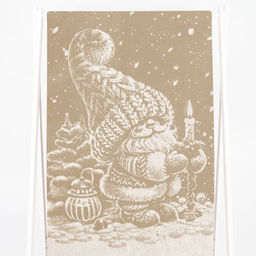 Полотенце махровое 6с102.511ж2 Рождественской ночью(лен3) 67х150см