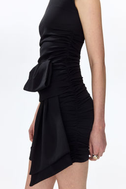Vestido off-the-shoulder drapeado - H&m фото 2