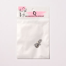 Замок карабин родированный 10 мм, «Сердечко», с удлинителем 4.5 см, цвет серебро