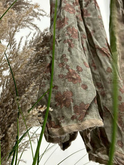 Палантин 200*60см Прованс 33-0003 хаки - Mini maxi фото 15