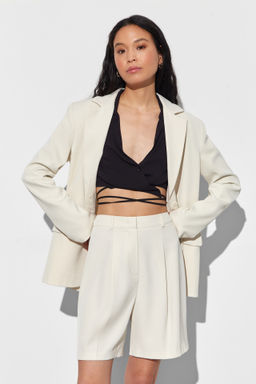 Рубашка укороченная из мягкого хлопка с завязками - Mollis фото 2