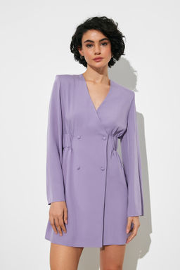 Платье мини двубортное - Mollis фото 2