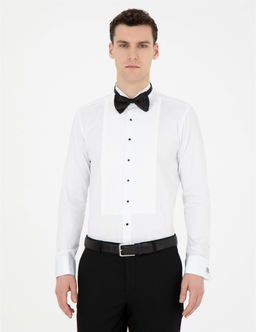 Beyaz Slim Fit Smokin G_mlek - Pierre cardin фото 3