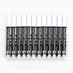 Цена за 12 шт. Маркер-краска, лаковый, наконечник пулевидный, 4 мм, белый, PRO Выбор