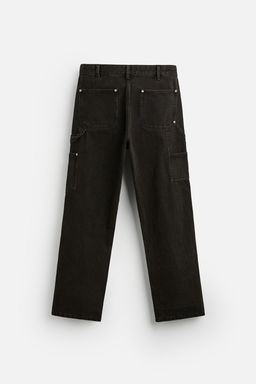 CARPENTER POCKET JEANS - Zara фото 7