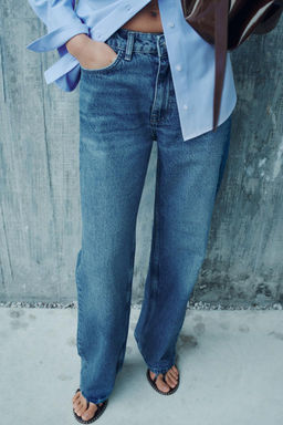 Z1975 HIGH-RISE STRAIGHT JEANS - Zara фото 2