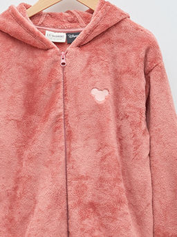 Kap??onlu Mickey Mouse Nak??l? Uzun Kollu K?z ?ocuk Fermuarl? Sweatshirt - Waikiki фото 3