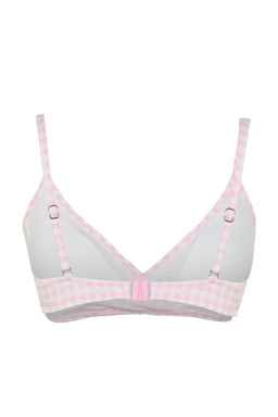 TRENDYOLMILLA Siyah-Beyaz Ucgen Bikini Ustu TBESS21BU0141 фото 13