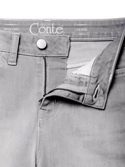 CONTE Ультраэластичные джинсы с высокой посадкой CON-117 light grey