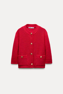 PLAIN KNIT CARDIGAN - Zara фото 5