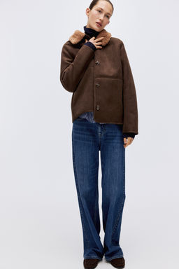 Chaqueta con cuello de borreguito - H&m фото 6