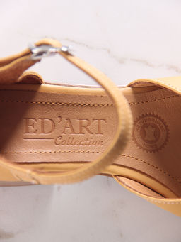 Босоножки 3032.25294br.Лион тыква+коричневый