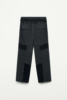 PATCHWORK CARGO TROUSERS - THE ITEM ZARA WOMAN  фото 5