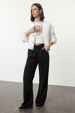 Bej More Sustainable %100 Tencel Beli Lastikli Yuksek Bel Jeans TWOSS24JE00203