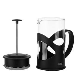 Френч-пресс 350мл экологически чистый материал, стальной фильтр 18/10, боросил стекл LR06-56-350  /L - Lara фото 5