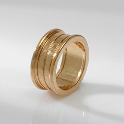 Кольцо металл Тренд катушка, цвет золото, размер 16 - Qf фото 2