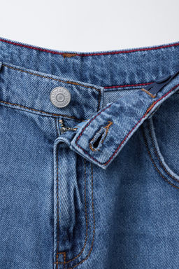 EMBROIDERED BAGGY JEANS - Zara фото 3