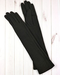 Перчатки женские трикотажные удлиненные, 41см