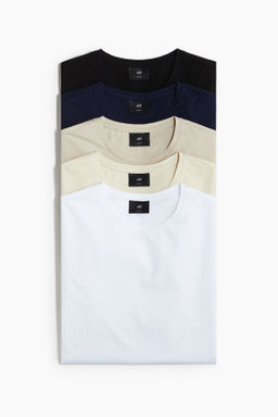 Pack de 5 camisetas Slim Fit - H&m фото 4