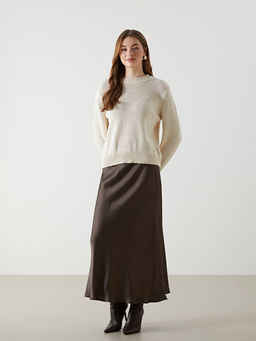 Bisiklet Yaka Kad?n Triko Kazak