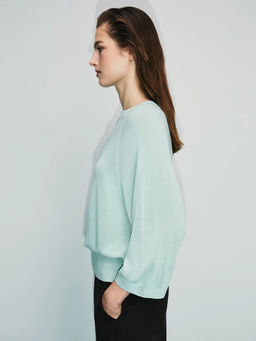 Джемпер с широким рукавом из вискозы / Zarina фото 8