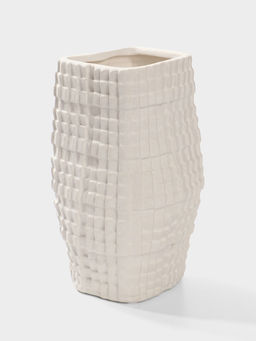 Ваза настольная керамика "Джорадо" 20х11 см, белый