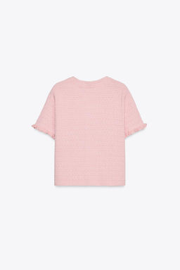 RUFFLED KNIT CARDIGAN - Zara фото 5