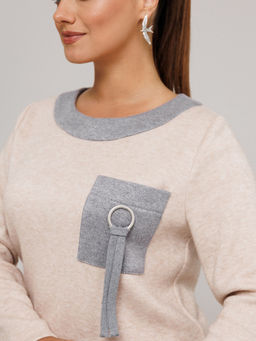 Костюм Galean Style 993 серый с бежем  фото 5