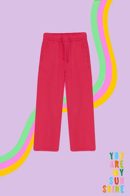 Fusya K?z Cocuk Pamuklu Beli Lastikli Pantolon Jean TKDSS24PL00002 - Trendyolmilla фото 3