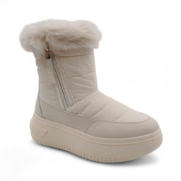 Дутики 1109-20 бежевые