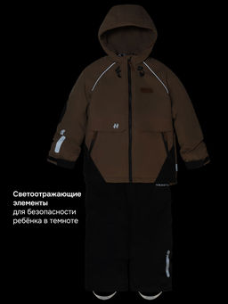 Костюм 7м2126 орех/черный