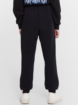 Брюки для мальчиков черные с принтом - Mark formelle фото 3