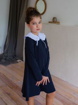 Платье s0143 (без воротничка) - Радужный хлопок фото 2