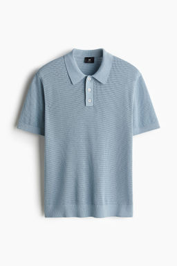 Polo en punto calado Regular Fit - H&m фото 2
