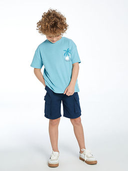 Beli Lastikli Gabardin Erkek ?ocuk ?ort