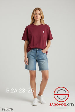 Футболка женская из хлопка