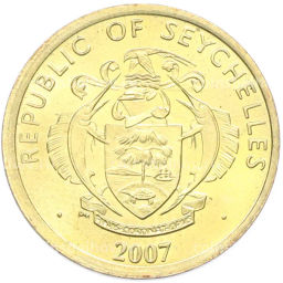 Монета 10 центов 2007 года Сейшелы