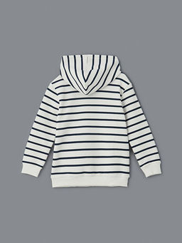 ?izgili Erkek ?ocuk Fermuarl? Sweatshirt