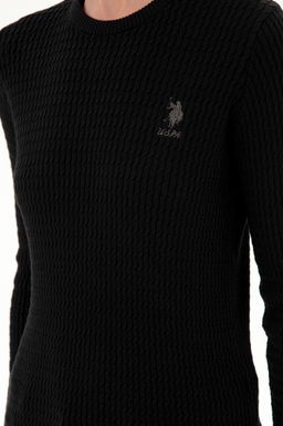 Женский черный базовый свитер Неожиданная скидка в корзине - U.s. polo assn фото 7