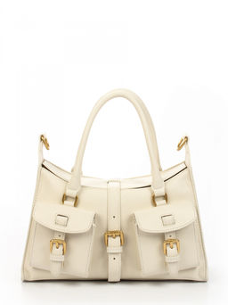 LACCOMA сумка АМ2276-молочный натуральная кожа